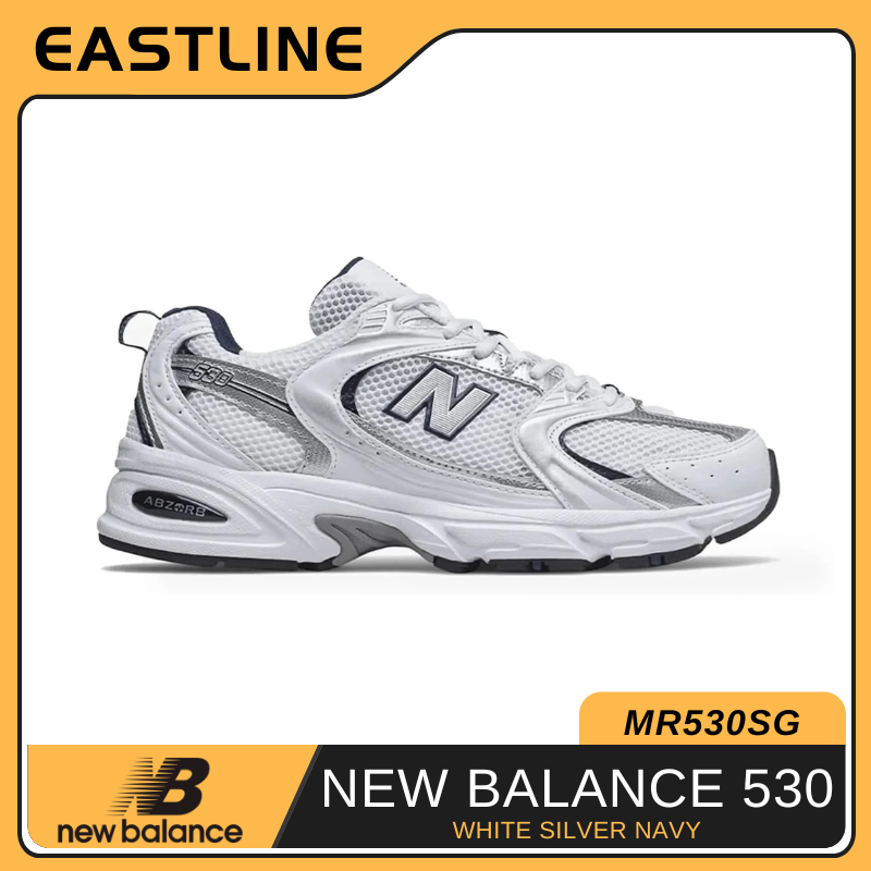 New Balance 530 White Silver Navy (MR530SG)